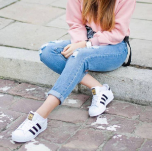 Alternative view of Giày Adidas Superstar J 'White' EE8733