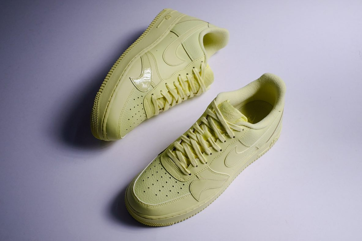Giày Nike Air Force 1 Low 'Misplaced Swoosh Pale Yellow' CK7214-700 - Ảnh 4