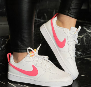 Alternative view of Giày Nike Court Borough Low 2 'White Light Citron' BQ5448-108