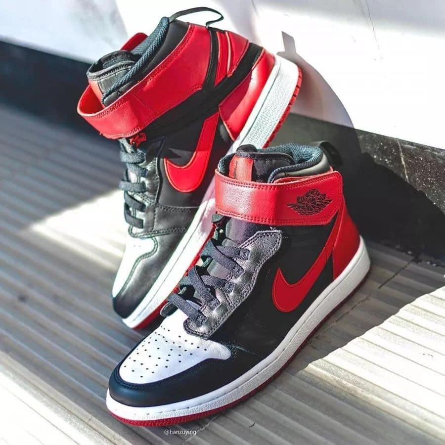 Giày Nike Air Jordan 1 High FlyEase GS 'Black Gym Red' CT4897-001 - Ảnh 6