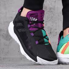 Alternative view of Giày Adidas Dame 6 GCA 'Purple Teal Accents' EF9872