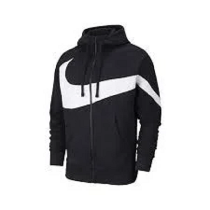 Áo Nike Sportswear Big Swoosh Fleece Sweater 'Black White' BQ6458-010