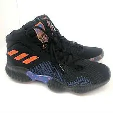Alternative view of Giày Adidas Pro Bounce 2018 'Core Black Orange'  B41990