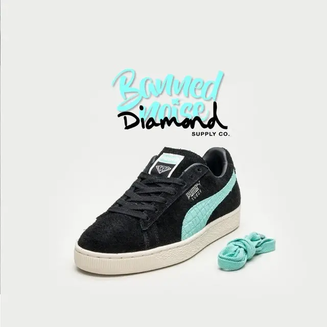 Alternative view of Giày Puma Suede 'Diamond Supply' 365650-01