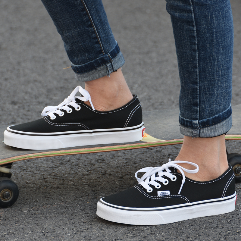 Giày Vans Authentic 'Black' VN000EE3BLK - Ảnh 4