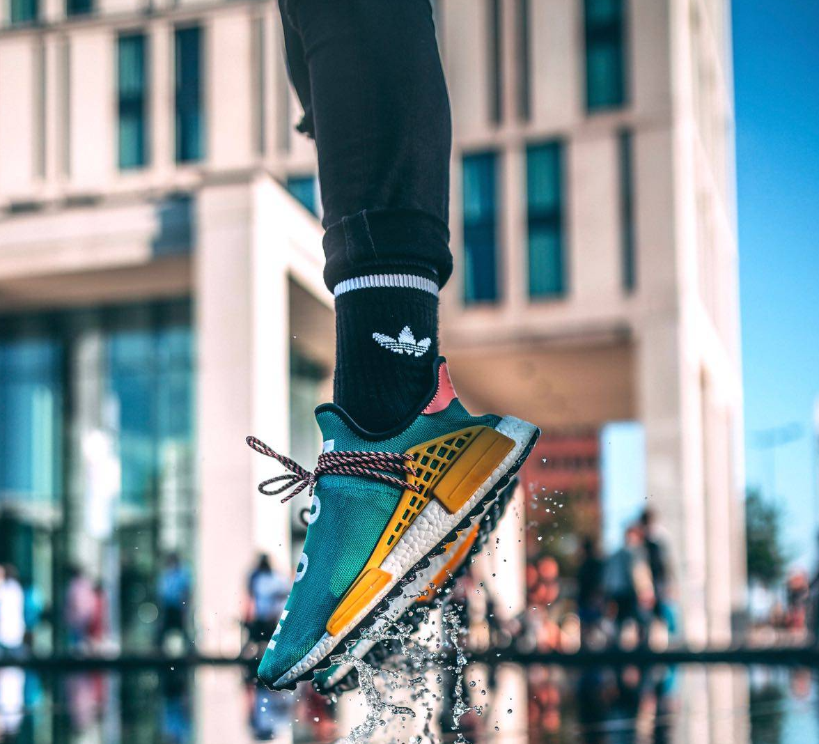 Giày Adidas Pharrell x NMD Human Race Trail 'Sun Glow' AC7188 - Ảnh 5