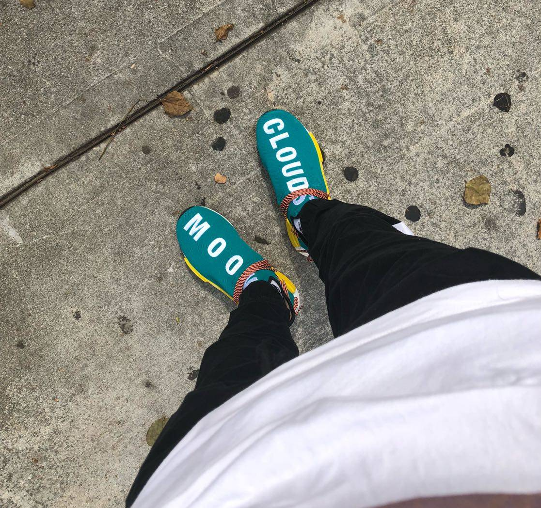 Giày Adidas Pharrell x NMD Human Race Trail 'Sun Glow' AC7188 - Ảnh 4