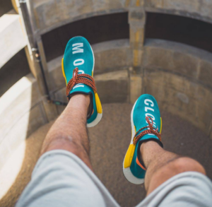 Alternative view of Giày Adidas Pharrell x NMD Human Race Trail 'Sun Glow' AC7188