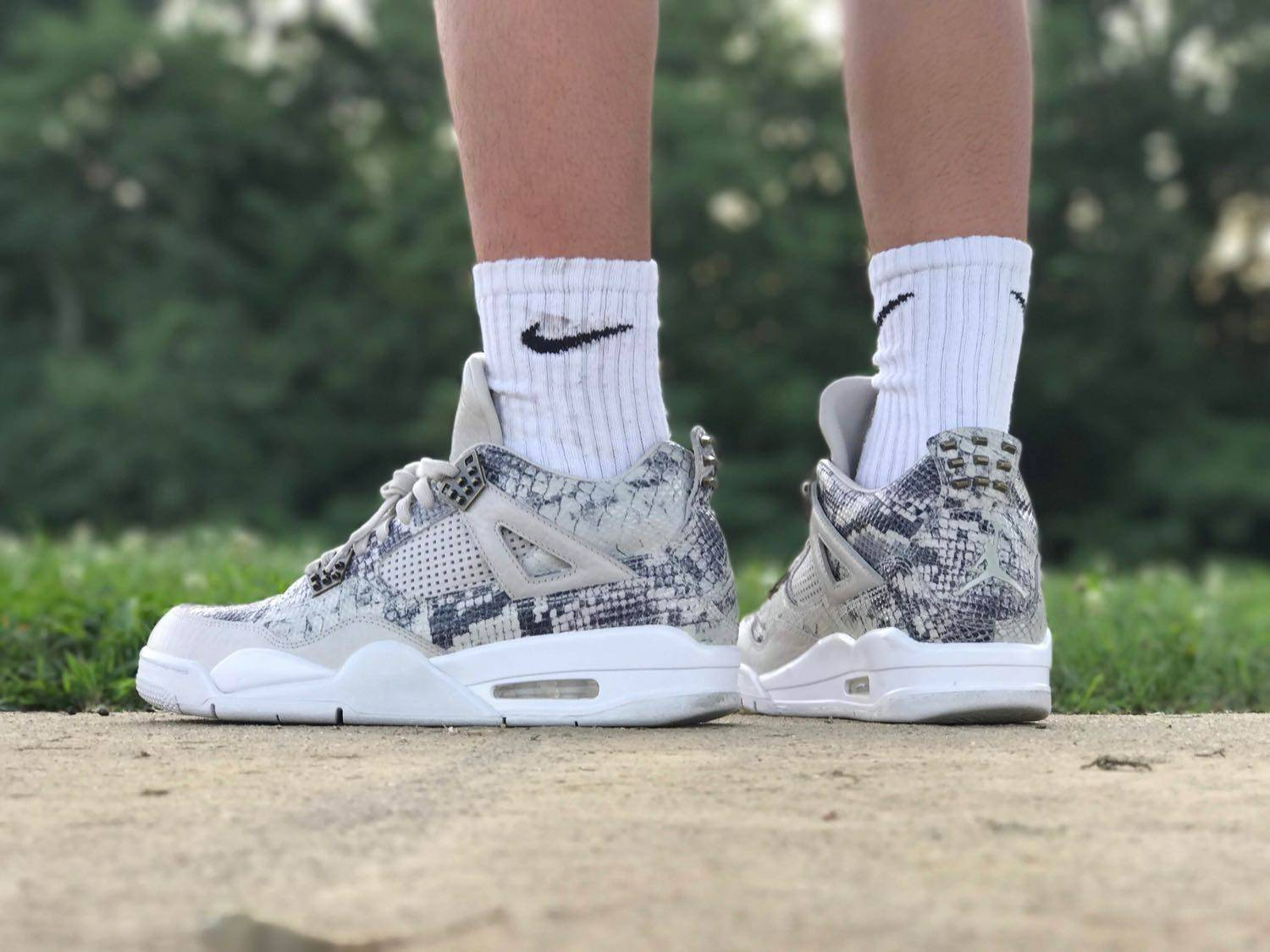 Giày Nike Air Jordan 4 Retro Premium 'Snakeskin' 819139-030 - Ảnh 4