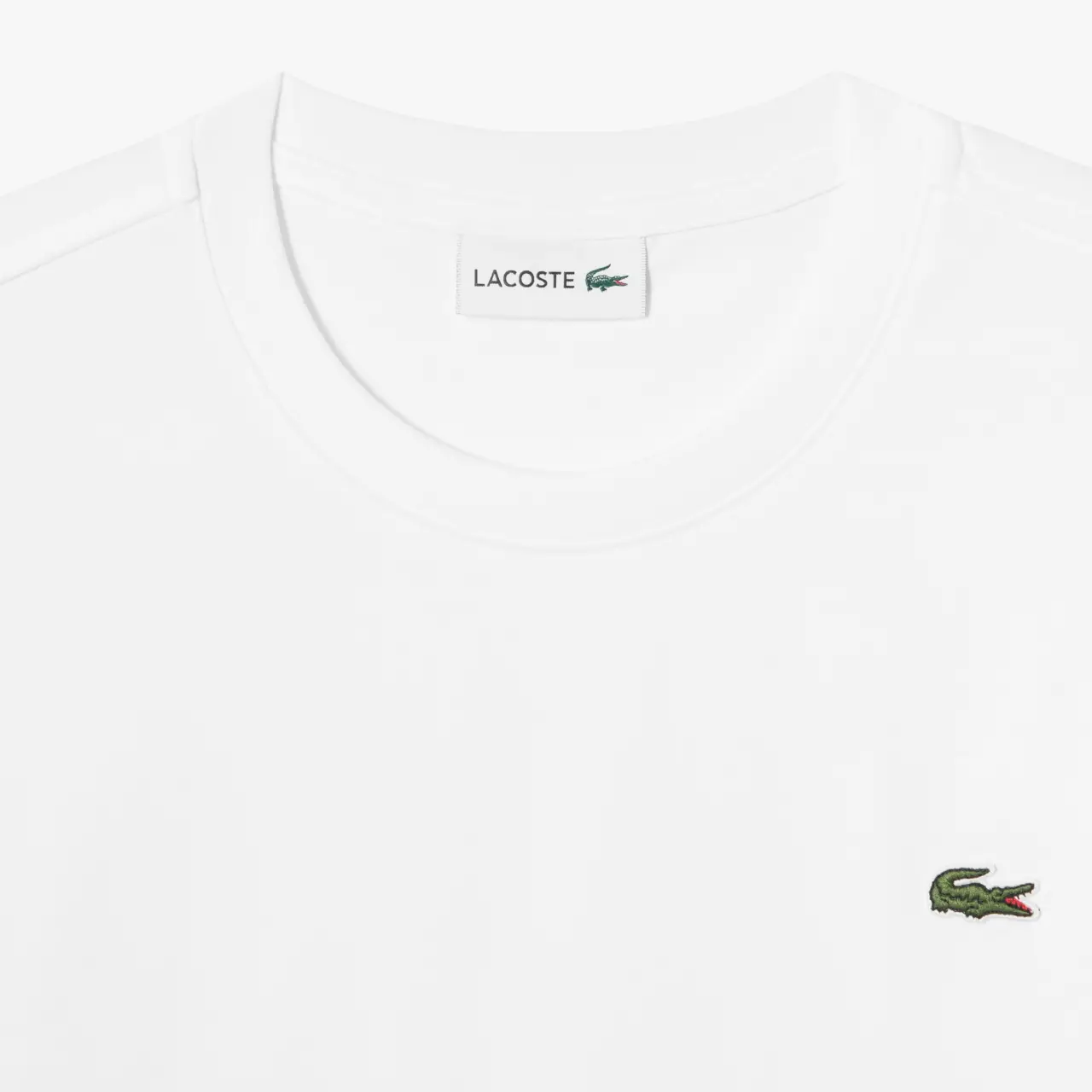 Ao Lacoste Basic Crew Neck T-Shirt 'White' TH080E-53G-001