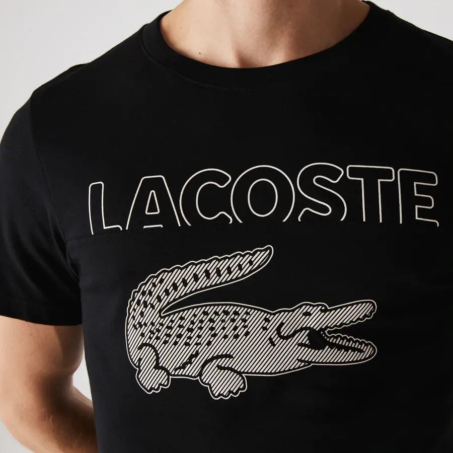 Ao Lacoste Crocodile Organic Cotton T shirt TH1573-DL3