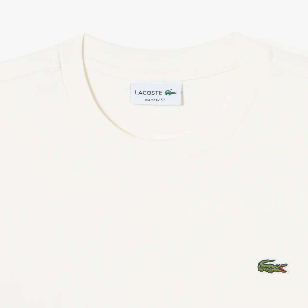 Ao Lacoste Overfit Milano Solid T-Shirt 'Cream' TH442E-53G-XFJ