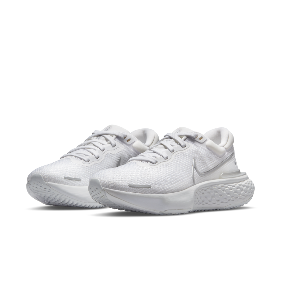 Giày Nike Wmns ZoomX Invincible Run Flyknit 'White Metallic Silver' CT2229-101 - Ảnh 5