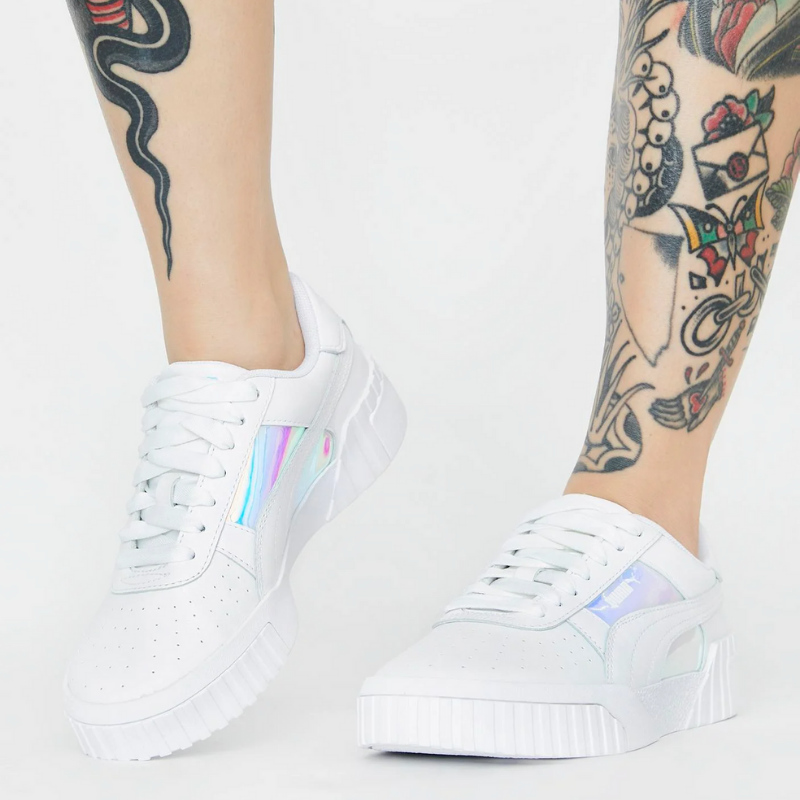 Giày Puma Wmns Cali Glow 'White Iridescent' 372563-01 - Ảnh 4