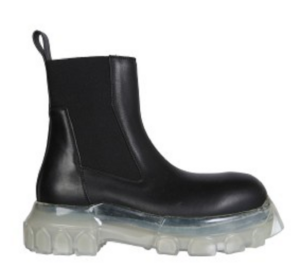 Giày Rick Owens Beatle Bozo Tractor Boots 'Black' RP21S3881