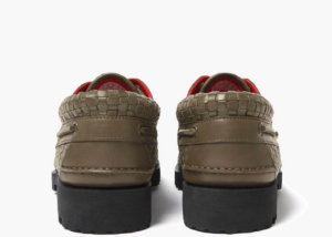 Giay Timberland Woven Leather 3-Eye Lug 'Supreme Olive'