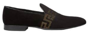 Giày Versace Greca Embroidered Velvet Loafers Print DSU6488-DVL9C-D4191