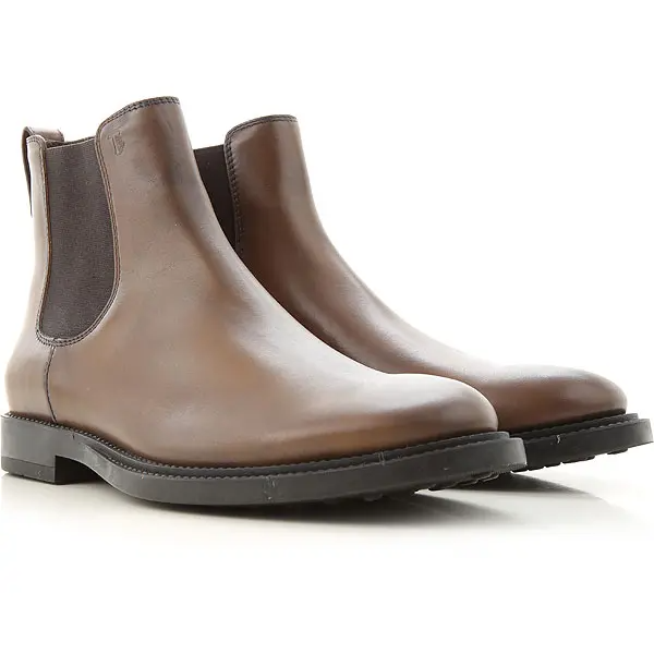 Giày Tod's MaN Ankle Boots in Leather Giày Tod's Man Ankle Boots Leather 'Brown' XXM62C00P20D9C10MS801 - Ảnh 3