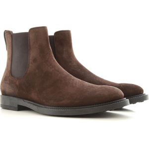 Alternative view of Giày Tod's Suede Chelse Boots in Brown XXM62C00P20RE0S800