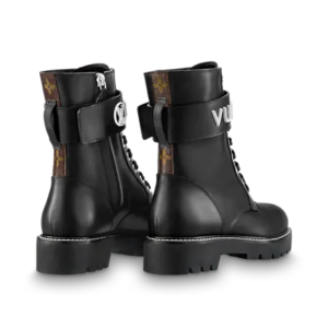 Alternative view of Giày Louis Vuitton Territory Flat Ranger Boots Black 1A9HAK