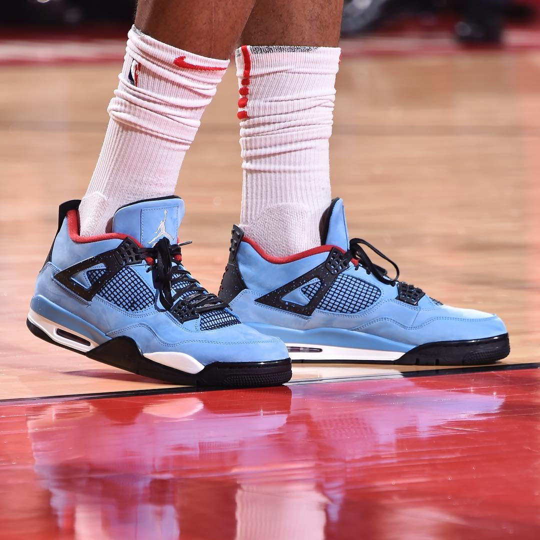 Giày Nike Travis Scott x Air Jordan 4 Retro 'Cactus Jack' 308497-406 - Ảnh 4