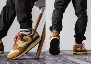 Alternative view of Giày Nike x Travis Scott Air Max 1 Cactus 'Wheat' DO9392-701