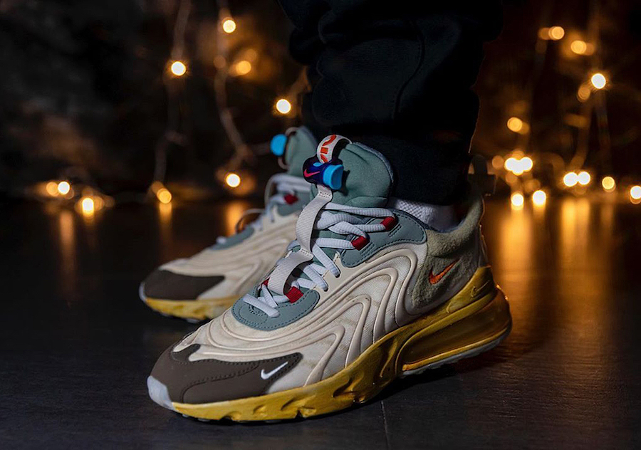 Giày Nike Air Max 270 x Travis Scott React ENG 'Cactus Trails' CT2864-200 - Ảnh 5