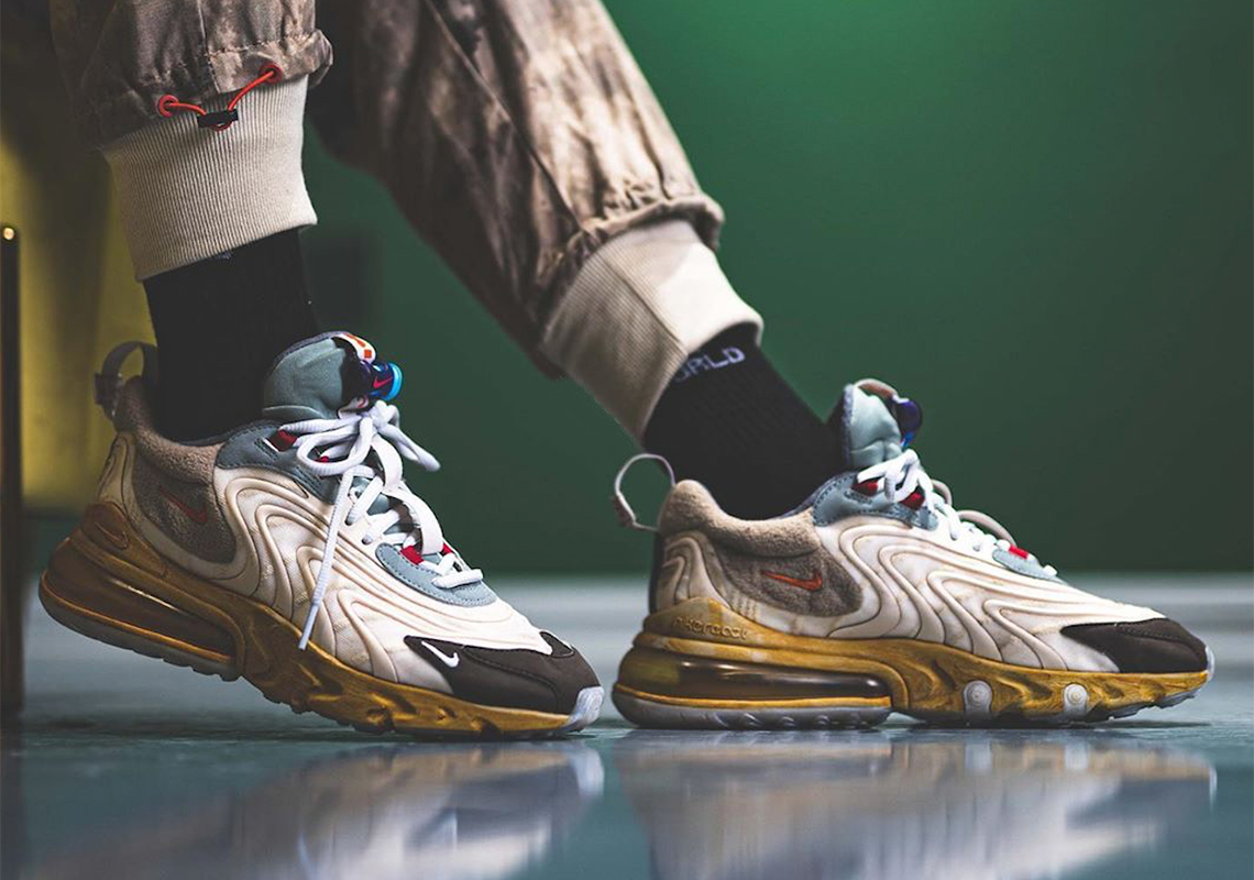 Giày Nike Air Max 270 x Travis Scott React ENG 'Cactus Trails' CT2864-200 - Ảnh 4
