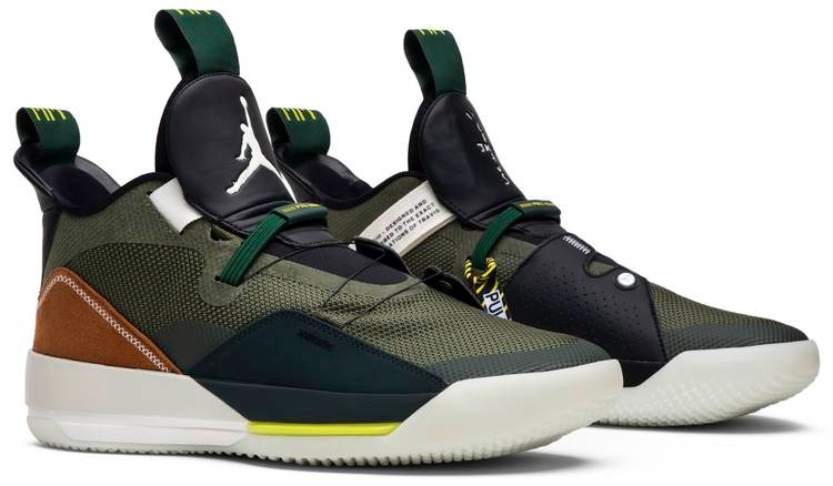 Giày Nike Travis Scott x Air Jordan 33 NRG 'Army Olive' CD5965-300 - Ảnh 4