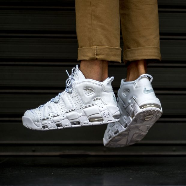 Giày Nike Air More Uptempo 'Triple White' 921948-100 - Ảnh 2