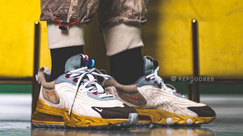Giày Nike Air Max 270 x Travis Scott React ENG 'Cactus Trails' CT2864-200 - Ảnh 6
