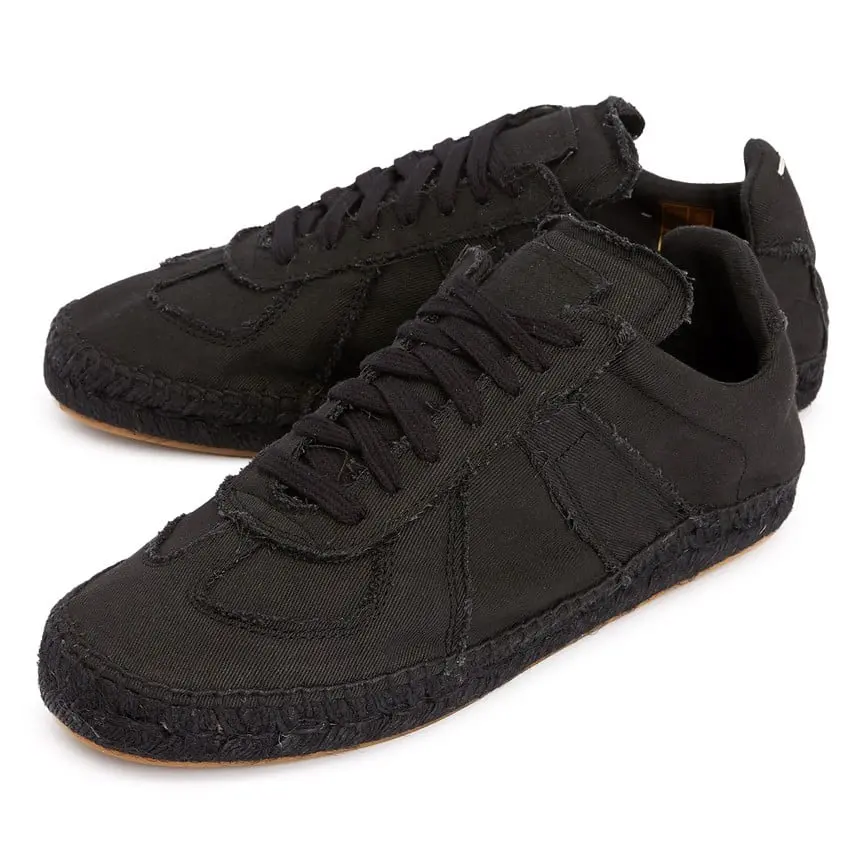 Giay Maison Margiela Replica Espadille 'Black' S57WS0445-P4766-T8013