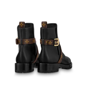 Alternative view of Giày Louis Vuitton Discovery Flat Ankle Boots Black 1A8WBZ