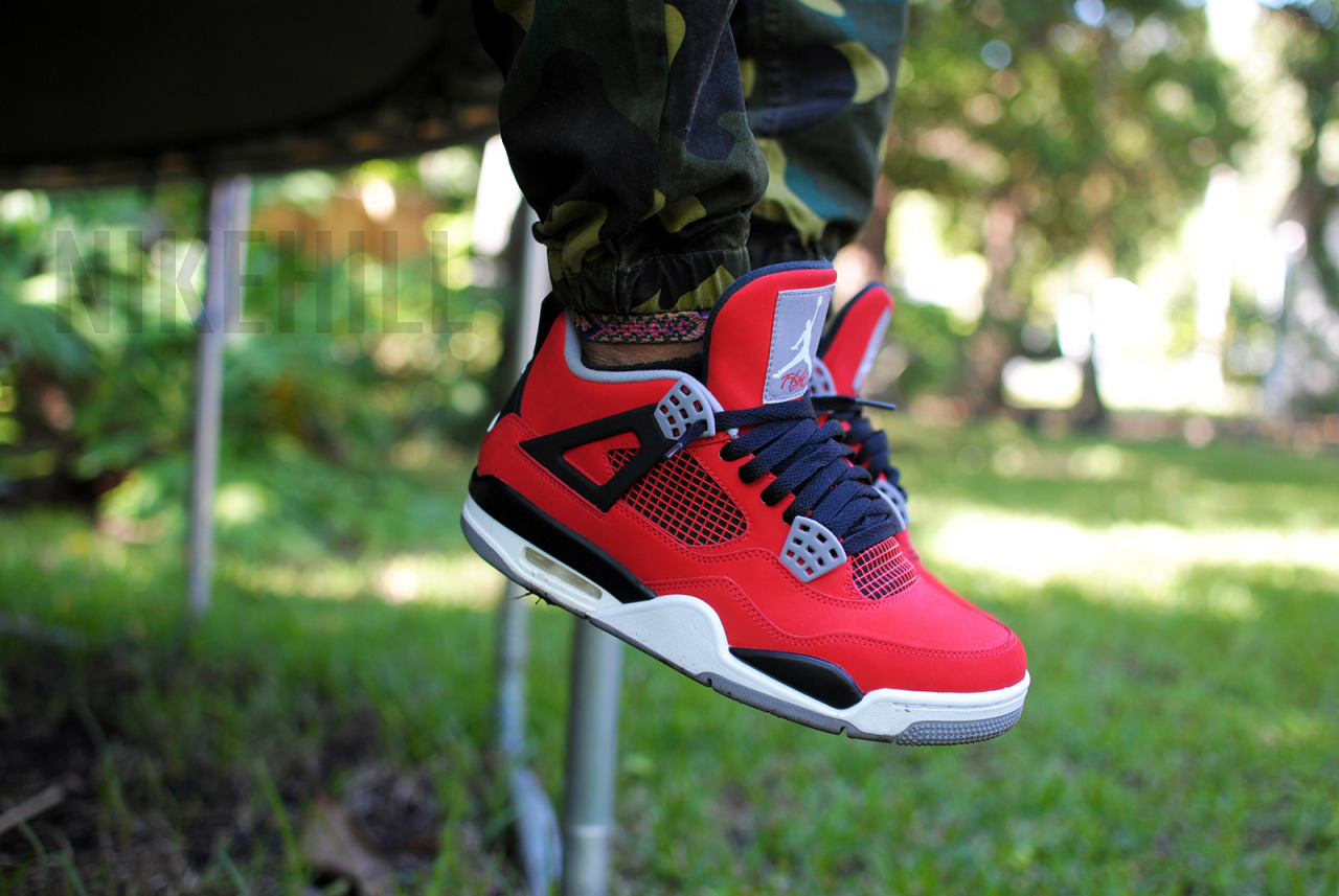 Giày Nike Air Jordan 4 Retro 'Toro Bravo' 308497-603 - Ảnh 4