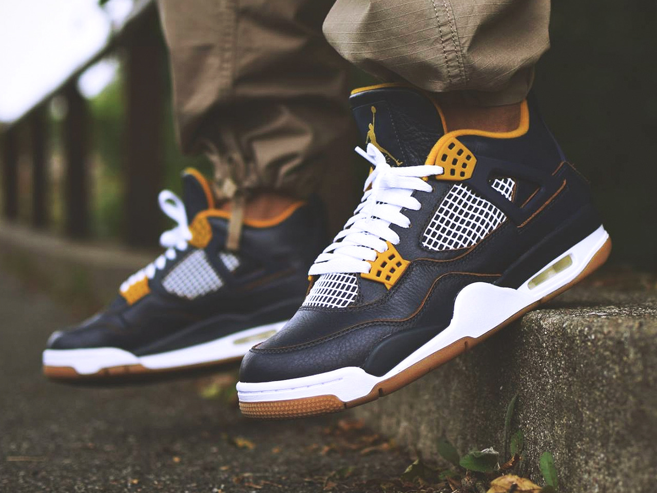 Giày Nike Air Jordan 4 Retro 'Dunk From Above' 308497-425 - Ảnh 5