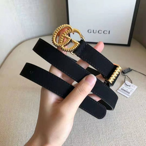 Thắt Lưng Gucci Bag GG Mamon Double G Belt 602071-CRJ0G-1000 - Ảnh 4