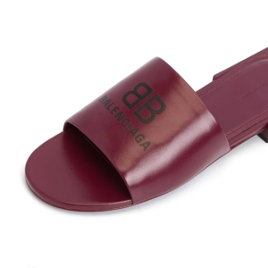 Dep Balenciaga Box Slippers Sandals 'Wine' 670441-WAWNA-6010