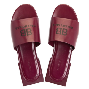 Dep Balenciaga Box Slippers Sandals 'Wine' 670441-WAWNA-6010