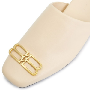 Dep Balenciaga Cozy BB Mule Slippers 'Beige' 718831-WDAT1-2080