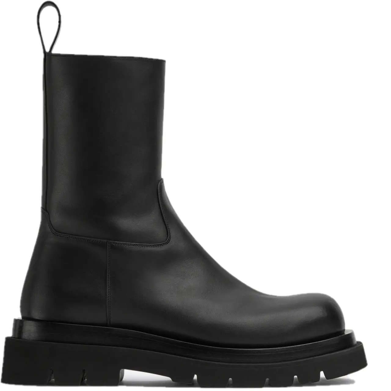 Giay Bottega Veneta Lug Boot 'Black' 716205VBS501000
