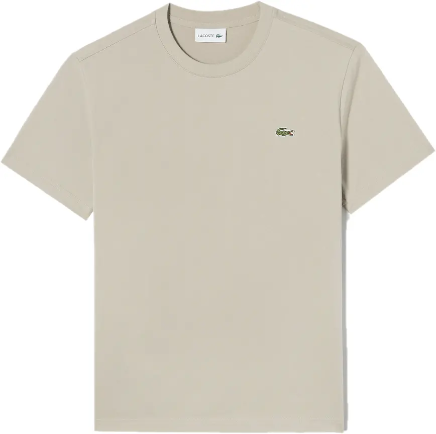 Ao Lacoste Basic Crew Neck T-Shirt 'Beige' TH080E-53G-CB8