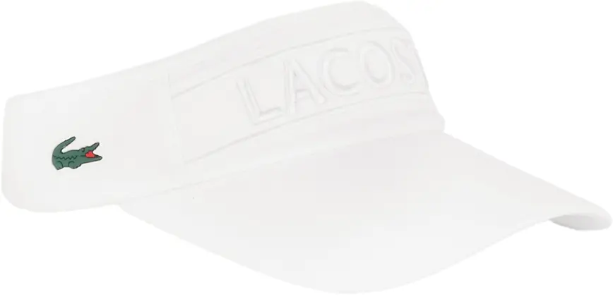 Mu Lacoste Tape Logo Sun Visor 'White' RK232E-53G-70V