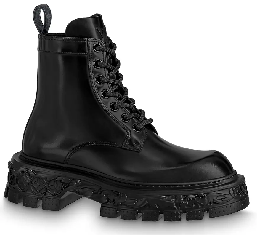 Giày Louis Vuitton LV Baroque Ranger Boots 'Black' 1AAH5U