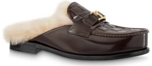 Giày Louis Vuitton Major Open Back Loafers 'Brown' 1A9HIK
