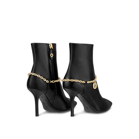 Giày Louis Vuitton Mansion Ankle Boots Black 1A94H3 - Ảnh 2
