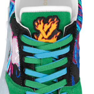 Alternative view of Giày Louis Vuitton Lv Ollie Richelieu Trainers Green 1A9JJ1