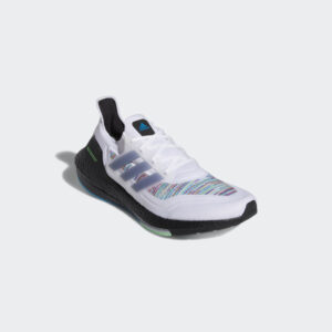 Alternative view of Giày Adidas UltraBoost 21 'White Screaming Green' GZ3194