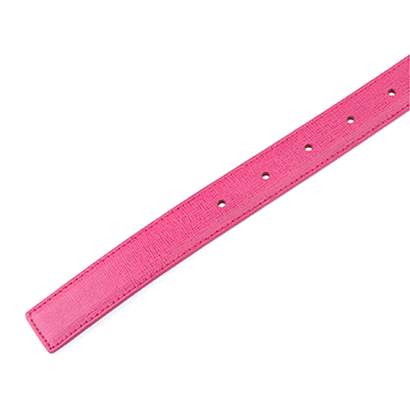 Thắt Lưng Fendi 'Crayons' Pink Saffiano Leather Belt 8C0496-00F09-F0PXB - Ảnh 3