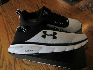 Alternative view of Giày Under Armour Charged Assert 8 'Black White' 3021952-110