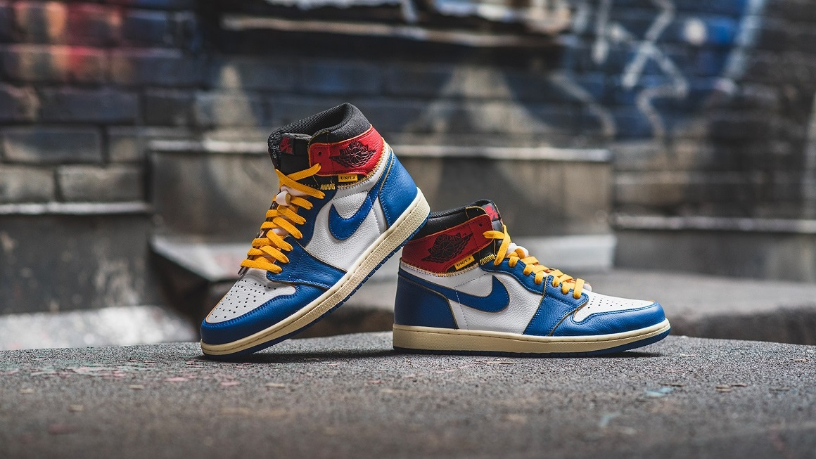 Giày Nike Union LA x Air Jordan 1 Retro High NRG 'Storm Blue' BV1300-146 - Ảnh 8